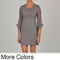 L.A. Gold Women's Knit 3/4-sleeve Dress