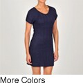 L.A. Gold Women's Cable Front Sweater Dress