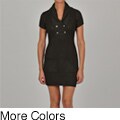 L.A. Gold Women's Shawl Collar Sweater Dress
