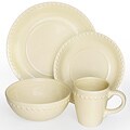 American Atelier Bianca Beaded Cream 16-pc Dinnerware Set