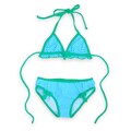 Azul Swimwear Girl's Stripe Triangle Bikini