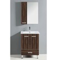 Silkroad Exclusive Modern Single Sink Bathroom Vanity Cabinet Set