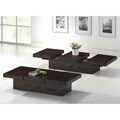 Cambridge Dark Brown Wood Modern Coffee Table