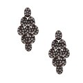 Morgan Ashleigh Brown-plated Hematite Chandelier Earrings