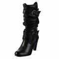 White Mountain 'Goodday' Black Boots FINAL SALE