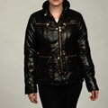 Sean John Women's Down-filled Ribbed Coat FINAL SALE