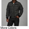 Steve Madden Men's Wool 4-pocket Bomber Jacket