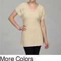 Calvin Klein Women's Dolman Sleeve Scoop Neck Top