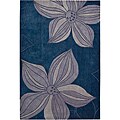 Hand-tufted Blue Cosmopolitan Rug (7'3 x 9'3)