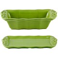 Appolia French Ceramic Lime Green 2-pc Dessert Bakeware Set