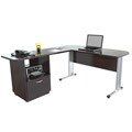 Inval L Workstation with File Espresso/Wenge