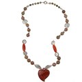 Pearlz Ocean Unakite, Agate and Jasper Necklace