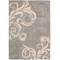 Hand-tufted Silver Cosmopolitan Rug (5' x 7'6)