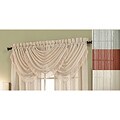 Crushed Lurex Stripe Waterfall Valance