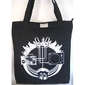Black Canvas 'Sounds Of The City' Tote Bag