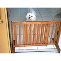 Crown Pet Chestnut Brown 21-inch All Wood Gate