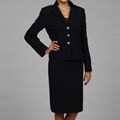 Tahari Women's Navy Military Inspired Two-piece Skirt Suit