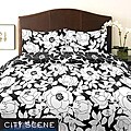 City Scene Mckenzie Floral Full/ Queen-size 3-piece Duvet Cover Set