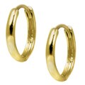 10kt Yellow Gold Rounded Mini-Hoop Earrings