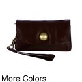 Latico Leather Flap Wristlet