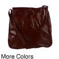 Latico Front-flap Leather Crossbody Bag
