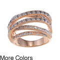 Finesque Overlay 1/4ct TDW Diamond Multi-band Ring