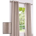 Oatmeal Cotton Linen 108-inch Grommet Curtain Panel