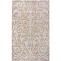 Handmade Luna Marrakesh Damask Wool Rug (7'6 x 9'6)