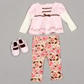 Vitamins Infant Girl's Pink Paisley 3-piece Pant Set FINAL SALE