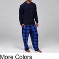 Perry Ellis Men's Fleece Pajama Set