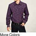 Report Collection Men's Paisley Woven Shirt