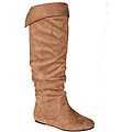 Story Women's 'Cookie' Chestnut Faux Suede Knee-high Boots
