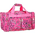 Rockland Bel-Air Pink Bandana 19-inch Carry-on Tote/ Duffel Bag
