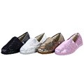 Groove Women's 'Magic' Glitter Canvas Flats