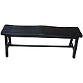 Saddle Black Bench Seat