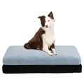 Soft Touch MicroBerber Black and Blue Orthopedic Napper Pet Bed
