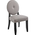 Sunpan Bernice Solid Wood Linen Dining Chair (Set of 2)
