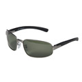 Bolle Men's Mingo Satin Gunmetal Wrap Sunglasses
