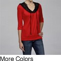 Tammy Mars Women's Lace Tie-detail Long-sleeve Top