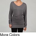 Tammy Mars Women's Long-sleeve Shirred Top