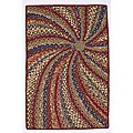 Starry Night Braided Cotton Rug (2' x 3')