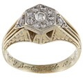14k Yellow Gold 5/8ct TDW Diamond Anniversary Estate Ring (J-K, SI1-SI2)