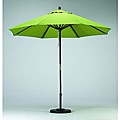 Premium 9-foot Lime Green Patio Umbrella with Base