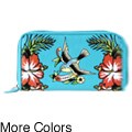 Ed Hardy Hawaiian Fantasy Zip-around Wallet