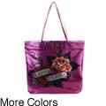 Ed Hardy 'Love Eternal' Sequined Tote Handbag
