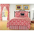 Red Elysee Full-size 9-piece Comforter Set