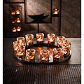 American Atelier Mosaic Glass Votive Holder with Stand Set