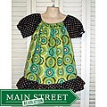 Just Girls Corduroy Retro Peasant Dress