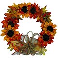 Sunflower Harvest 24-inch Wreath