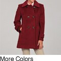 Jones New York Women's Wool Double-breasted Jacket FINAL SALE